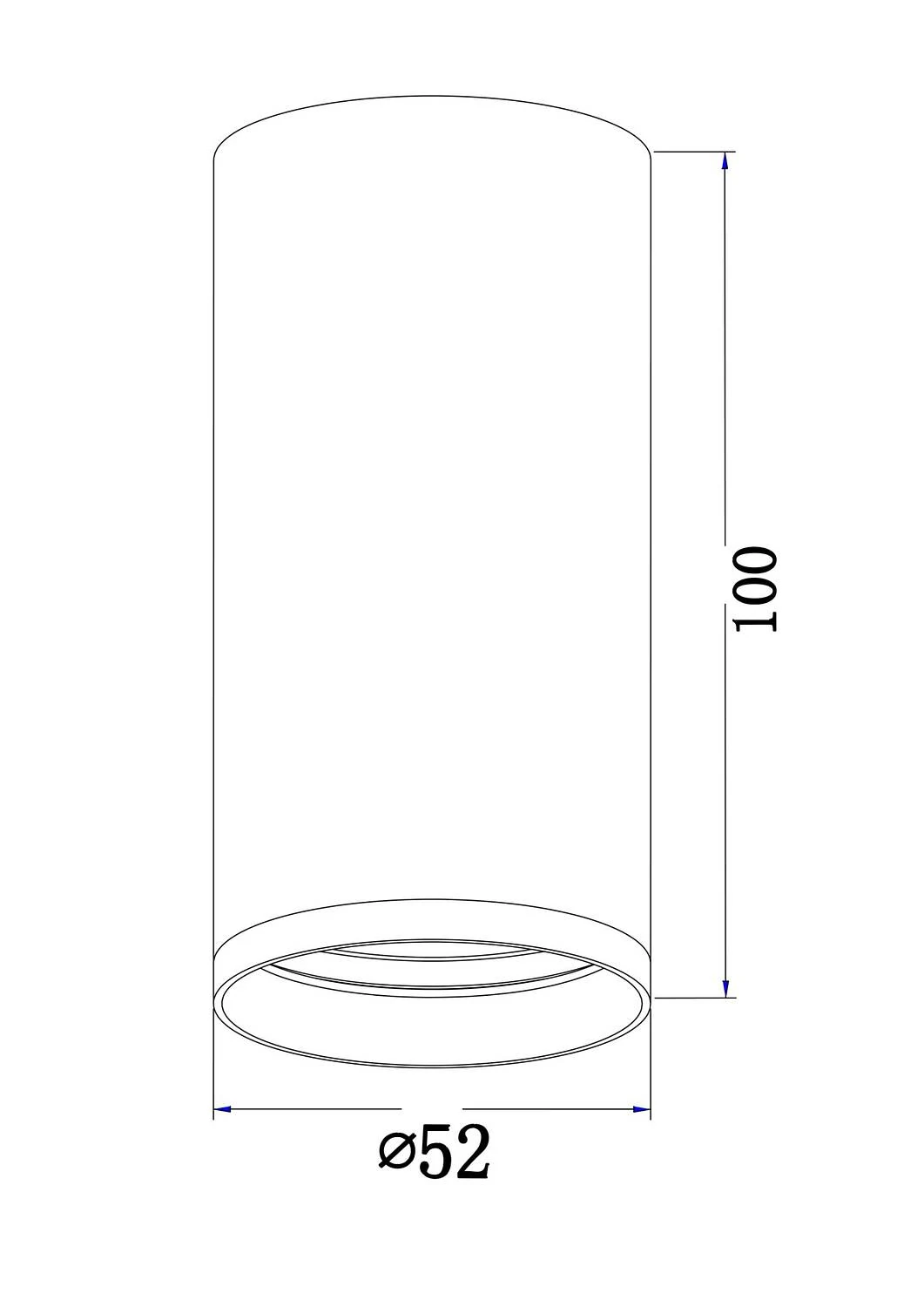 Потолочный светильник Ceiling FOCUS S, 1xGU10 Белый (Maytoni Technical, C052CL-01W) - Amppa.ru