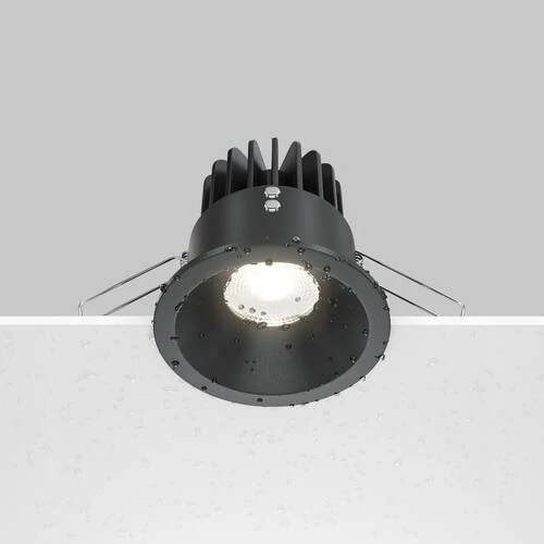 Встраиваемый светильник Downlight Zoom, LED 12W, 4000K, Черный (Maytoni Technical, DL034-L12W4K-B) - Amppa.ru