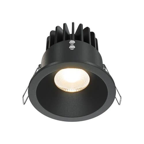 Встраиваемый светильник Downlight Zoom, LED 12W, 3000K, Черный (Maytoni Technical, DL034-2-L12B) - Amppa.ru