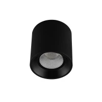 DK3090-BK+CH Светильник накладной IP 20, 10 Вт, GU5.3, LED, черный/хром, пластик