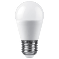 Лампа светодиодная Feron LB-990 Шарик E27 15W 175-265V 6400K, 52078