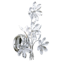 Бра Lgo, 1xE14, Хром и Прозрачный (Lussole, LSP-0186)