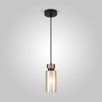 Подвесной светильник со стеклянным плафоном 50115/1 черный (Eurosvet, a050250)