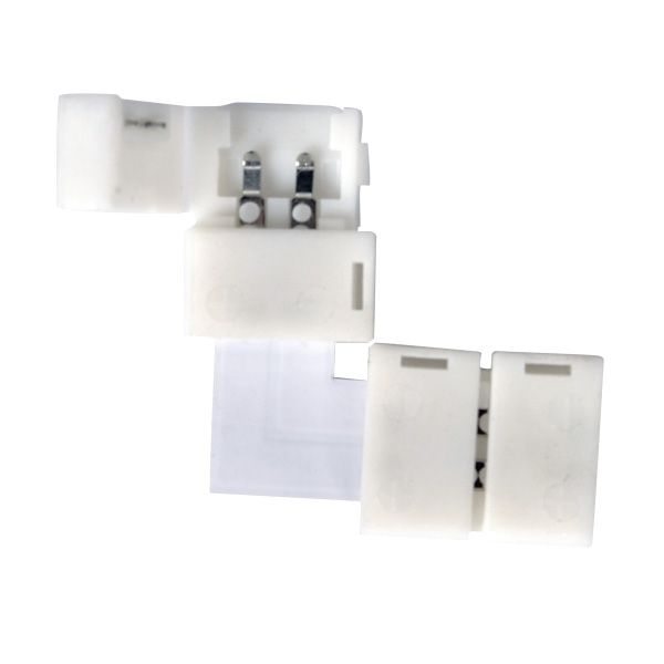 Угловой коннектор для одноцветной светодиодной ленты 2835, 3528 (10 шт.) LED 1L (Elektrostandard, a035991) - Amppa.ru