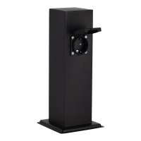 SL9012.405.00 Столб уличный 2 розетки ST-Luce черный - -*15W