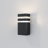 Бра Outdoor Unter den Linden, 1xE27 Черный (Maytoni Outdoor, O578WL-01B)