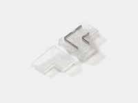 Пластиковый T-коннектор для светодиодной ленты 10мм, CN-10MM-2P-T-SC-H (00-00032751, SWG Standard)
