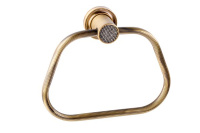 Полотенцедержатель кольцо BOHEME Royal Cristal 10925-BR-B