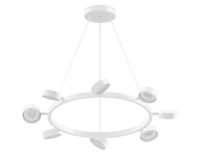 Корпус светильника подвесной поворотный для насадок D85 C9195/8 SWH белый песок D690*1200mm GX53/8 (Ambrella Light, C9195)